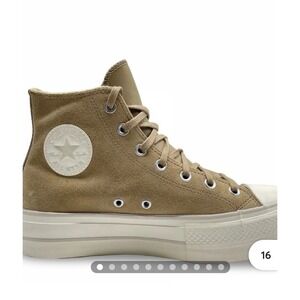 Converse Chuck Taylor All Star Platform Sneakers Women High Top Coffee Rum 7.5